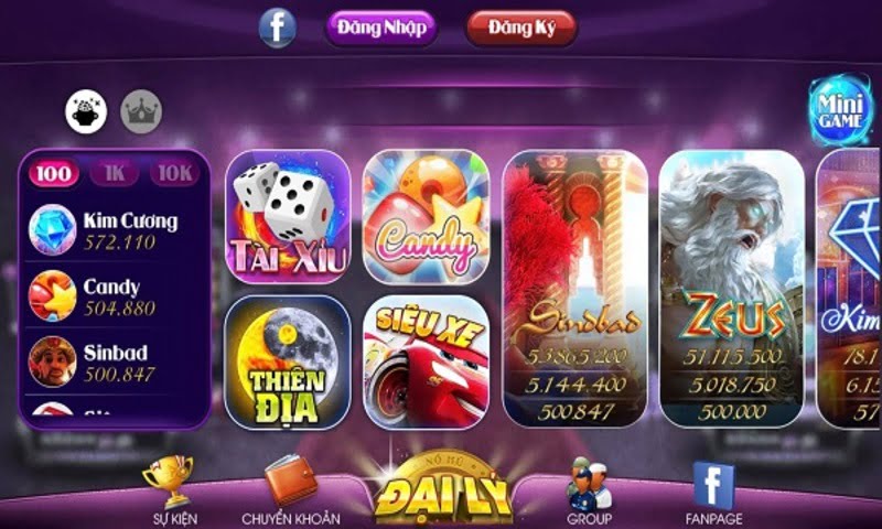 Danh mục game Nổ hũ tuy không nhiều nhưng chất lượng đảm bảo không nhàm chán